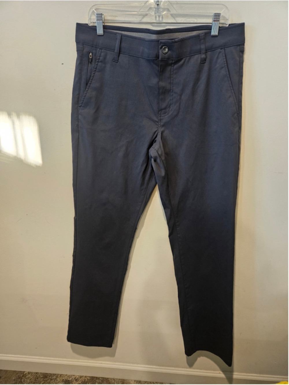 Men's Weatherproof Vintage Chino Tech Pants Size 34x34 Grey
